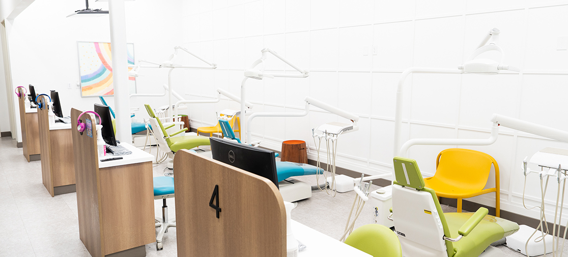 Go Kids dental exam room