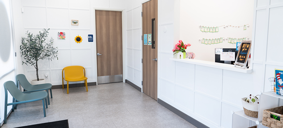 children's dental office front desk check in
